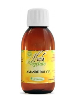 Huile végétale Amande douce BIO 250ml Phytofrance Herboristerie de Paris