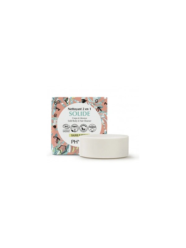 Nettoyant 2 en 1 solide corps et cheveux Phyts Herboristerie de Paris