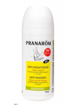 Roller anti moustique Lait corporel 75ml Aromapic Pranarom Herboristerie de Paris