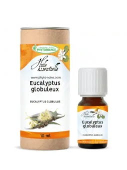 Huile essentielle Eucalyptus Globuleux Bio 10 ml Phytofrance Herboristerie de paris voies respiratoires