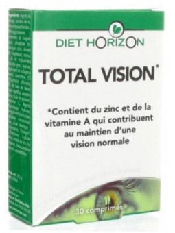 Total Vision 30 comprimés Diet Horizon Lutéine Herboristerie de paris