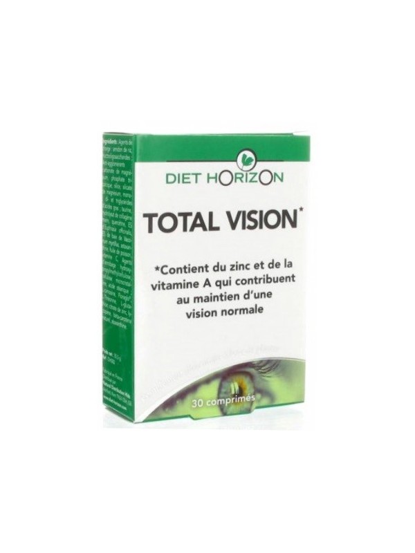 Total Vision 30 comprimés Diet Horizon Lutéine Herboristerie de paris