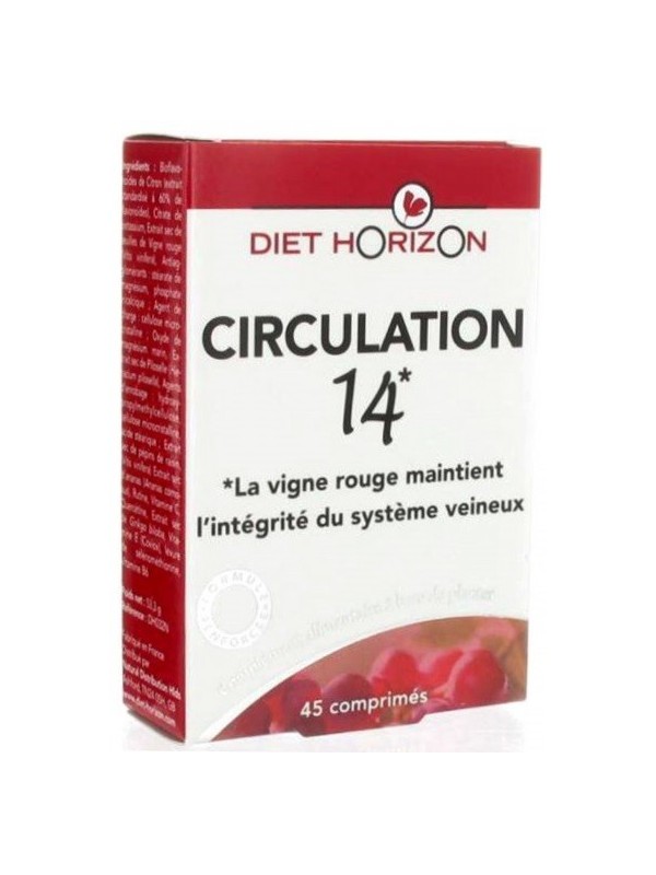 Circulation 14 - 60 comprimés Diet Horizon
