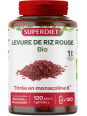 Levure de Riz rouge bio 60 gélules Super Diet Herboristerie de Paris