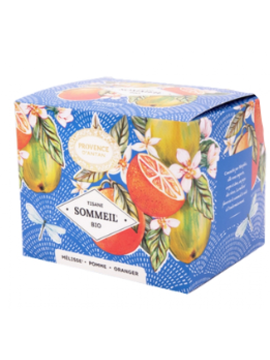 Recharge Be Cube Tisane Sommeil bio 24 sachets mousline Provence d'Antan Herboristerie de paris