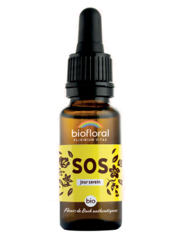 Remède de Secours rescue Nuits paisibles compte-gouttes 20 ml Biofloral