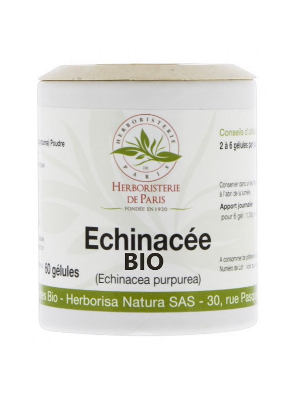 ECHINACéE BIO 230 MG - 60 gélules - Herboristerie de Paris défenses naturelles