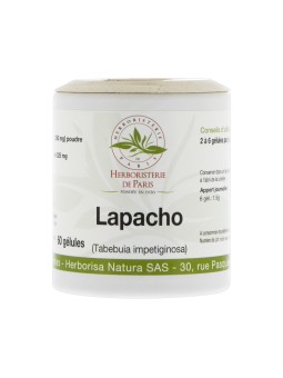 LAPACHO ECORCE 250 MG - 60 gélules - Herboristerie de Paris immunité santé vasculaire