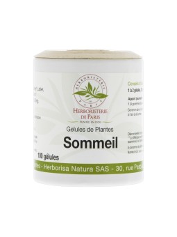 Sommeil Action 5 plantes 100 gélules Herboristerie de Paris - gélules de plantes rhodiola valériane