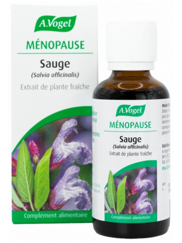 Sauge Extrait liquide Flacon compte gouttes 50ml A. Vogel Herboristerie de Paris