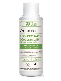 Eco recharge du déodorant soin efficacité longue durée 100ml Acorelle Herboristerie de Paris