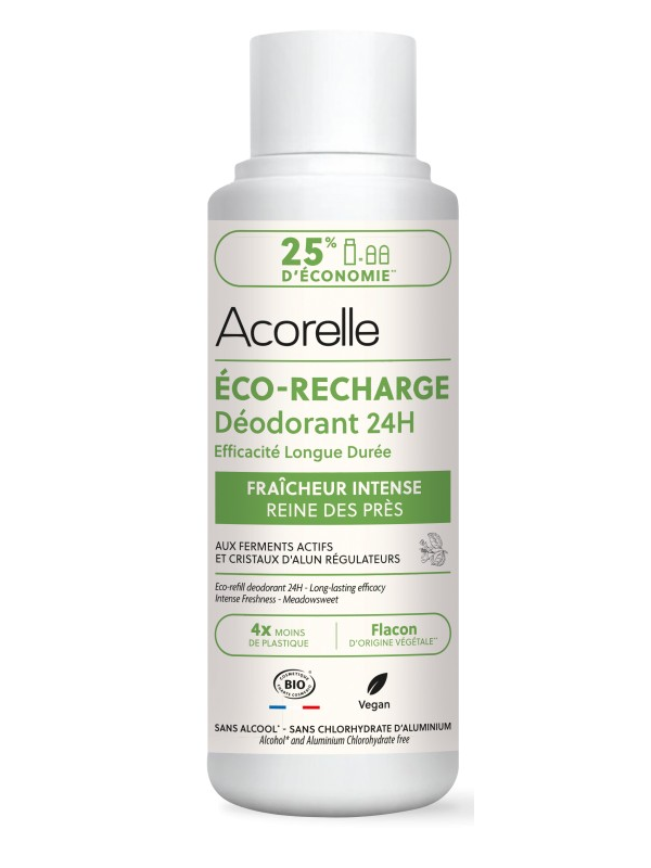 Eco recharge du déodorant soin efficacité longue durée 100ml Acorelle Herboristerie de Paris