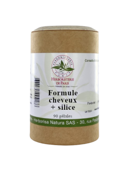 Cheveux + Silice - 90 capsules - Herboristerie de Paris santé des cheveux et de la peau