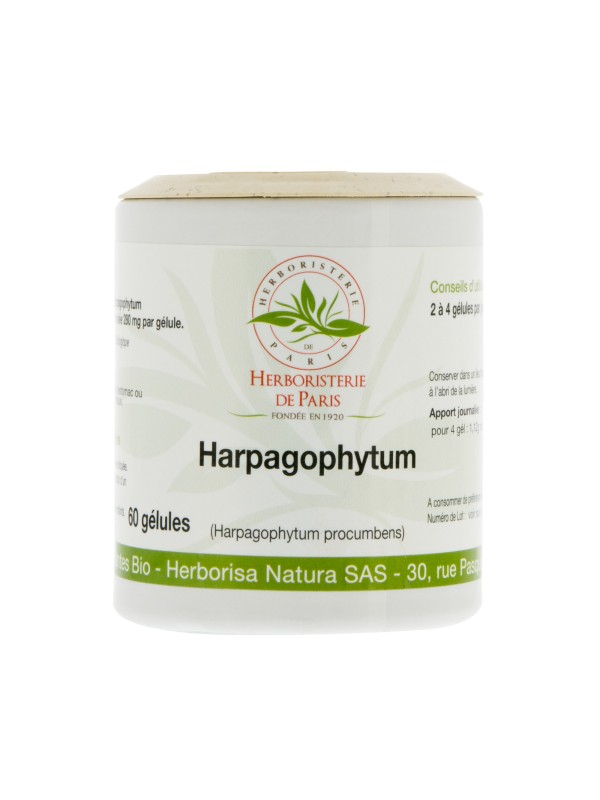 Harpagophytum Racine BIO 60 Gélules Herboristerie de Paris articulations