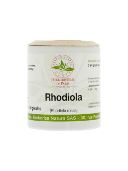 Rhodiola rosea 220mg - 60 Gélules - Herboristerie de Paris fonction cognitive performance physique