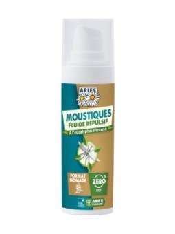 Fluide répulsif cutané Anti Moustiques efficacité 8 heures 30 ml Aries Herboristerie de Paris