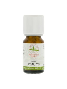 Complexe huiles essentielles Peau TB 10ml Herboristerie de Paris aide à estomper les tâches sur la peau