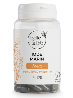 Iode marin 120 gélules Belle et Bio Herboristerie de Paris thyroide