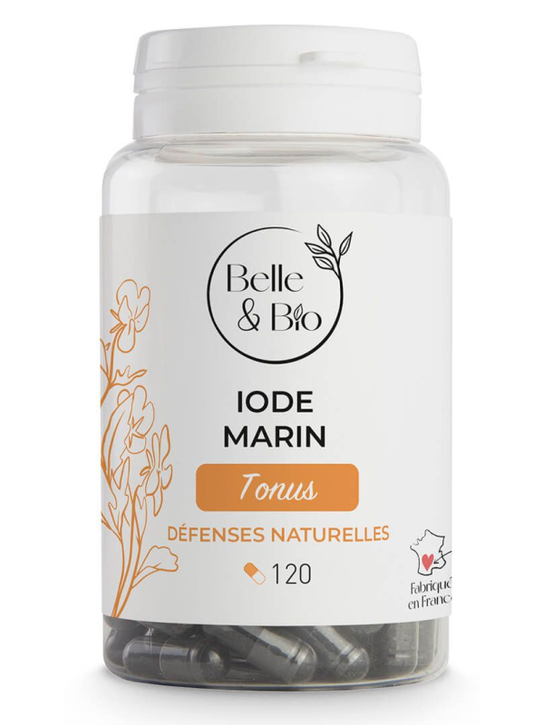 Iode marin 120 gélules Belle et Bio Herboristerie de Paris thyroide