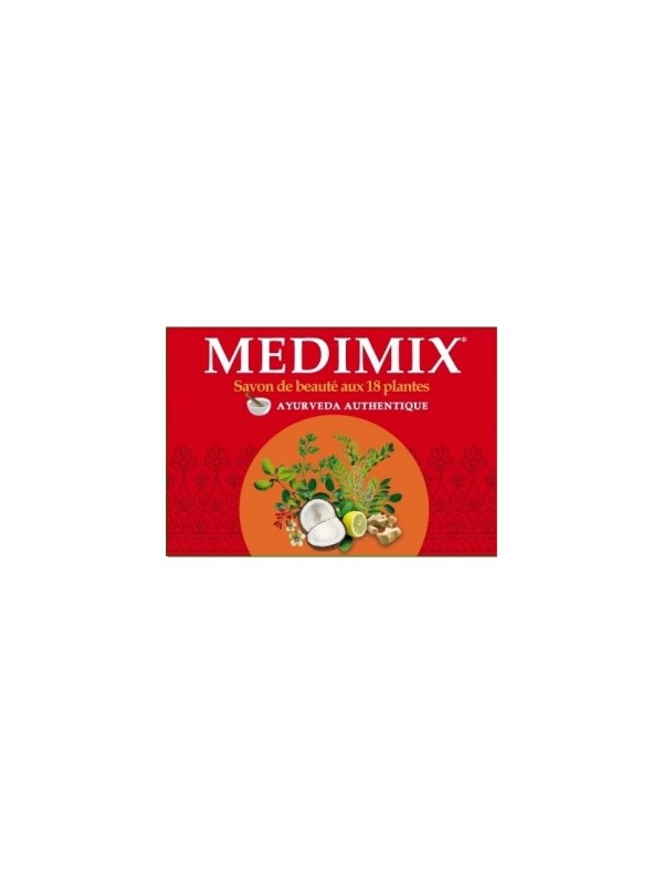 Savon Ayurvedique Medimix 18 plantes 125gr  Kerala Nature