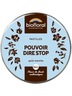 Pastilles Pouvoir dire stop goût menthe 50g Biofloral Biofloral Herboristerie de Paris