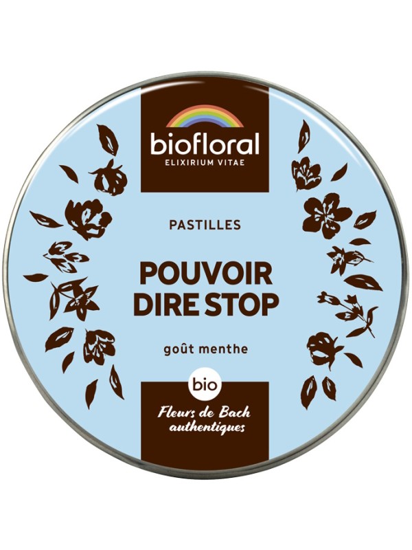 Pastilles Pouvoir dire stop goût menthe 50g Biofloral Biofloral Herboristerie de Paris