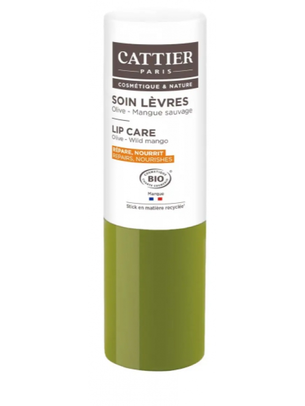 Baume à lèvres réparateur et ultra nourrissant Olive Mangue 4g Cattier