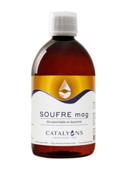 Soufre mag 500ml Catalyons Herboristerie de Paris soufre magnésium