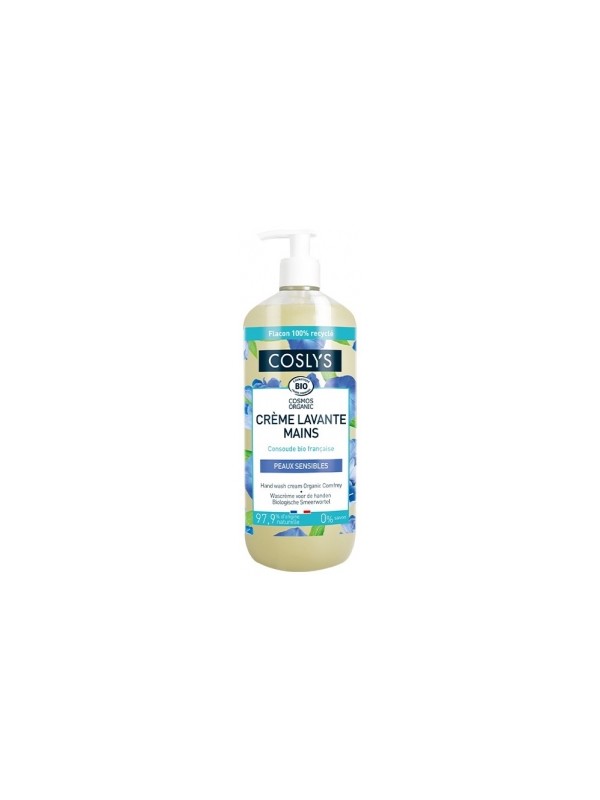 Crème lavante mains consoude bio 1L Coslys Herboristerie de Paris
