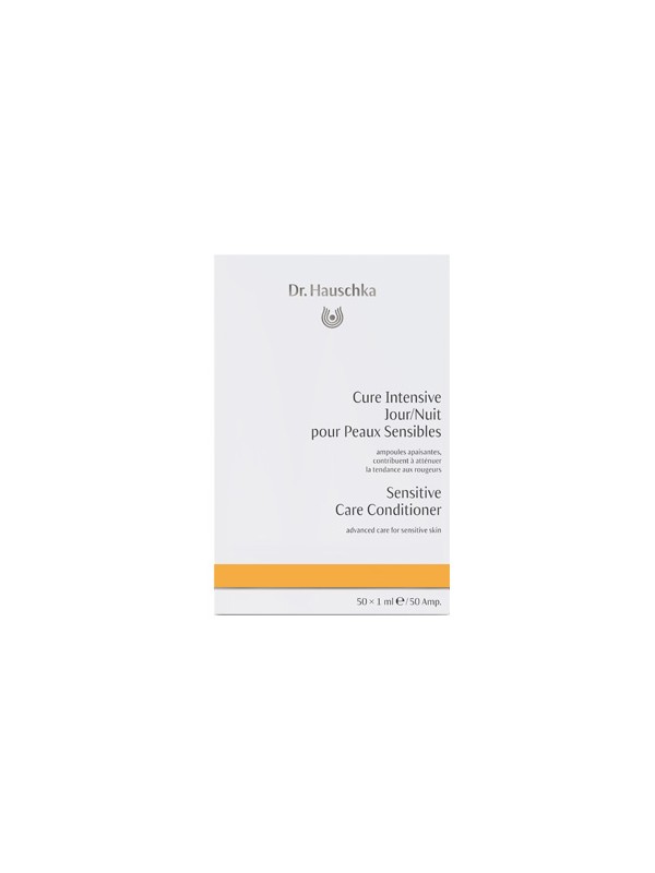 Cure intensive Jour et Nuit pour Peaux Sensibles 50 ampoules Dr. Hauschka Herboristerie de Paris