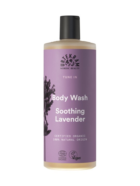 Gel douche apaisant Soothing Lavender 500 ml Urtekram lavande destressante Herboristerie de paris