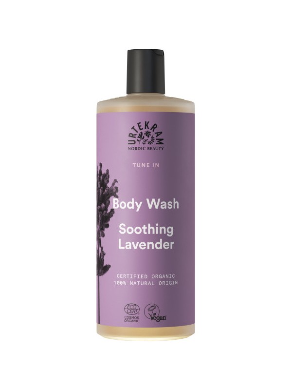 Gel douche apaisant Soothing Lavender 500 ml Urtekram lavande destressante Herboristerie de paris