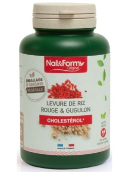 Levure de riz rouge et Gugulon 200 gélules Nat et Form cholestérol contrôlé Herboristerie de paris