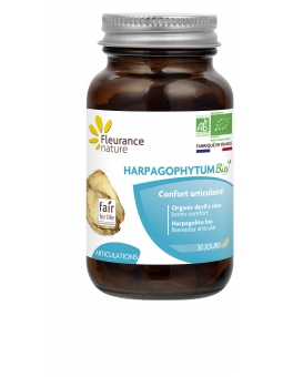 Harpagophytum Bio et Bioéquitable 60 comprimés Fleurance Nature dosage fort Herboristerie de paris santé articulaire