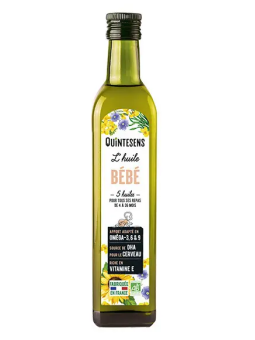 L'huile Bio des Bébés (4 à 36 mois) 250ml Quintesens Herboristerie de Paris