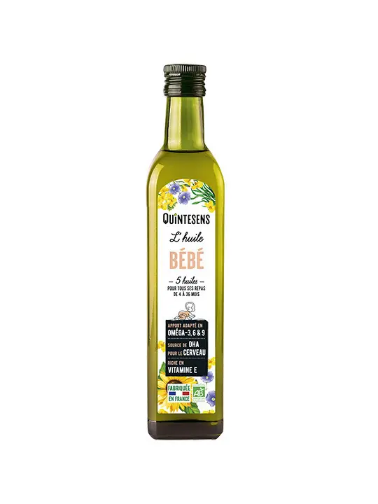 L'huile Bio des Bébés (4 à 36 mois) 250ml Quintesens Herboristerie de Paris