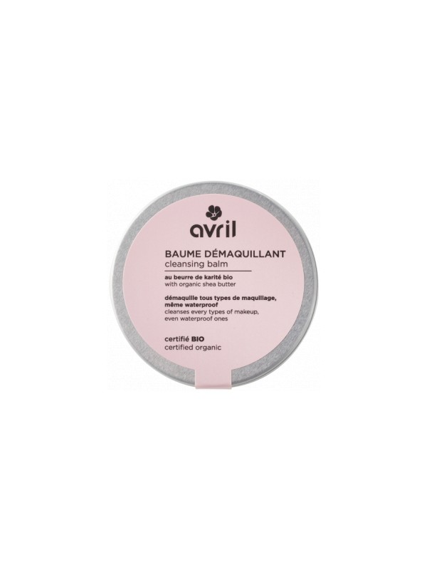 Baume démaquillant solide 100ml Avril cosmétique Herboristerie de Paris contre le maquillage récalcitrant et waterproof
