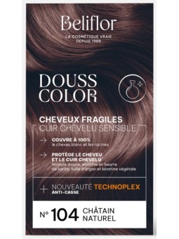 Coloration DoussColor Châtain Naturel n°104 Beliflor Herboristerie de Paris