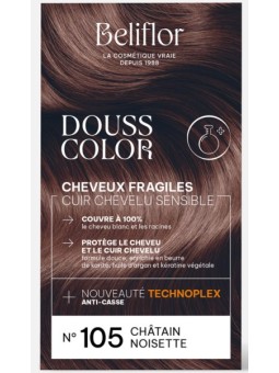 Coloration DoussColor Châtain Noisette n°105 Beliflor Herboristerie de Paris