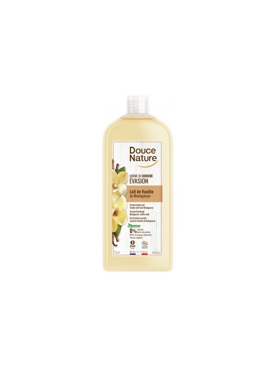 Crème de Douche Vanille 1L Douce Nature Herboristerie de Paris
