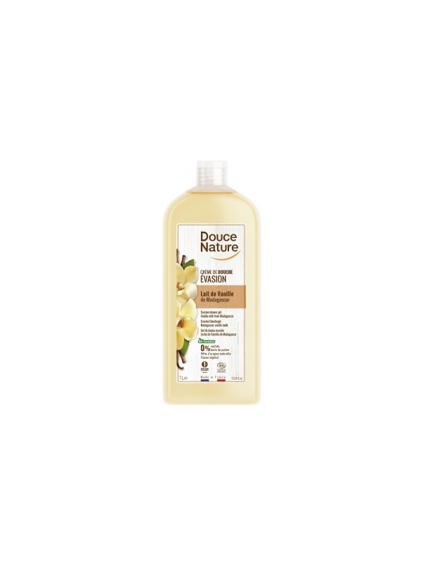 Crème de Douche Vanille 1L Douce Nature Herboristerie de Paris