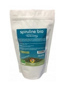 Spiruline Bio 1000 Comprimés de 500mg Flamant Vert Herboristerie de Paris tonus et vitalité