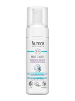 Mousse nettoyante Basis sensitiv 150ml Lavera Herboristerie de Paris peau sensible et réactive