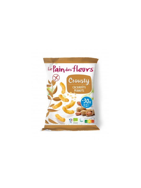 Apéritif Crousty Cacahuète 75g Le Pain Des Fleurs Herboristerie de Paris