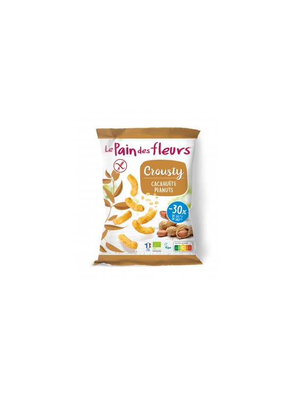 Apéritif Crousty Cacahuète 75g Le Pain Des Fleurs Herboristerie de Paris