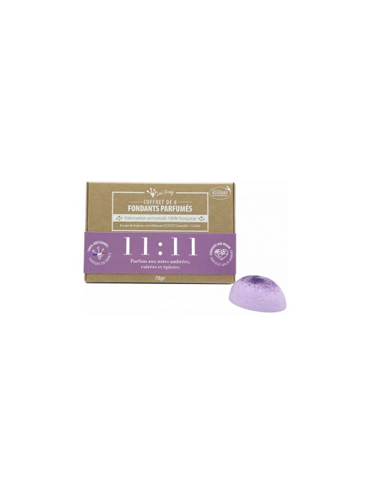 Coffret de 6 fondants parfumés 11:11 Lov'Frog Herboristerie de Paris