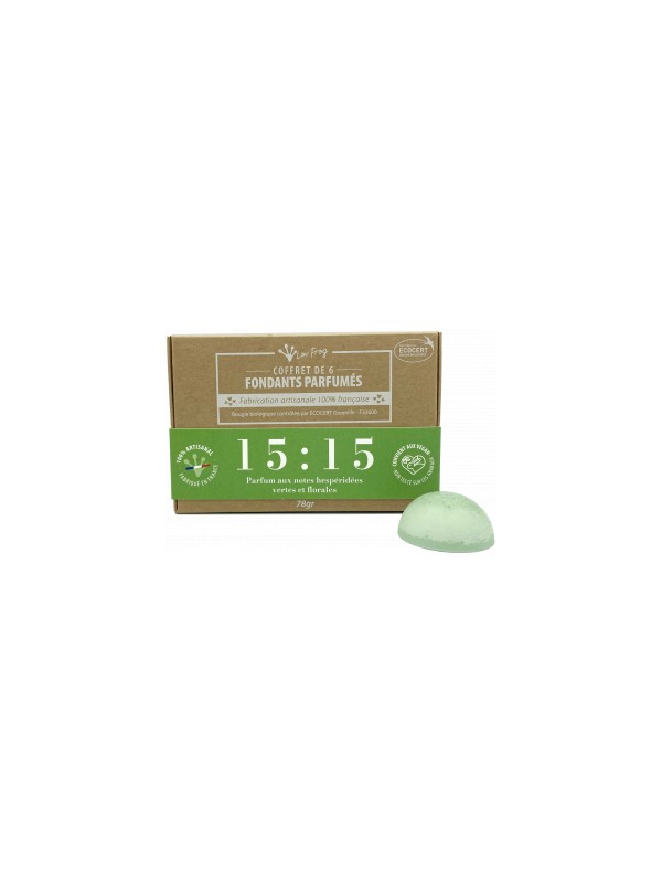 Coffret de 6 fondants parfumés 15:15 Lov'Frog Herboristerie de Paris