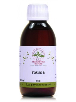 Phyto-concentré Touss B 200 ml Herboristerie de Paris eucalyptus hysope coquelicot