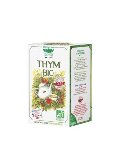 Tisane Thym Bio 20 sachets 34g romon nature Herboristerie de paris voies respiratoires digestion