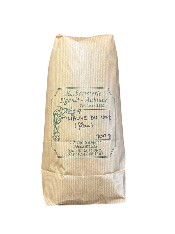 Tisane Mauve Fleur du Nord 100 gr Herboristerie de Paris fleurs de mauve du Nord